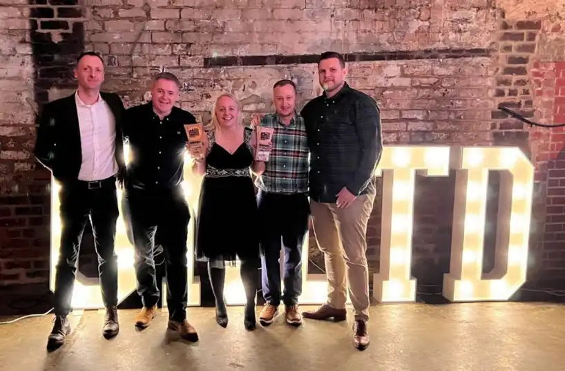 Liam Davis, BDM at SurfacePrep with colleagues at unLTD Awards Liam Davis, BDM at SurfacePrep with colleagues at unLTD Awards