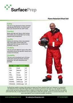 Blast Suits Brochure Image