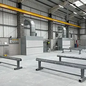 Dry-Filter Spray Booth