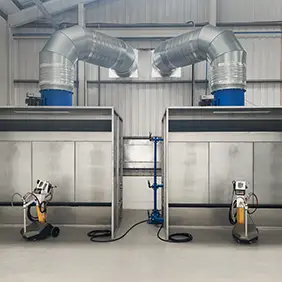 Water Wash Spray Booth