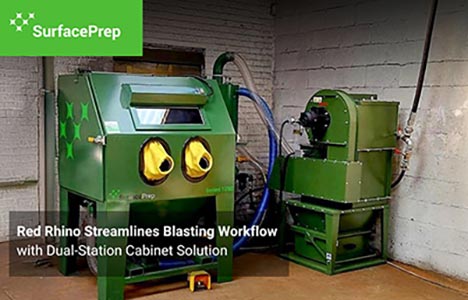 Dual-Station Blast Cabinet